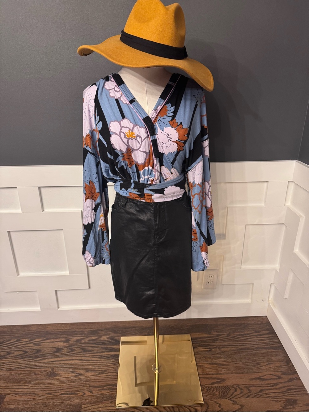 That’s a Wrap Blouse in Light Blue